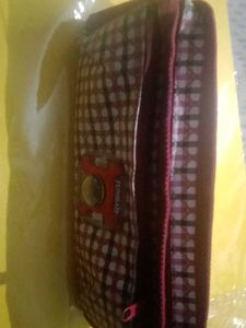 Stylish Checkered Pouch