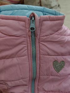 Pink Kids Puffer Jacket