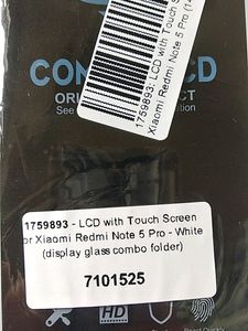 Redmi Note 5 Pro Panel
