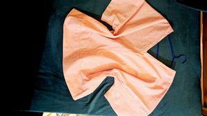korean Striped V-Neck Top