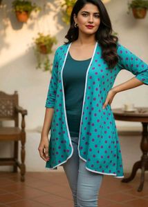 Sea Green Polka Dot Cardigan