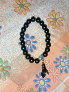 Black Beaded Bracelet