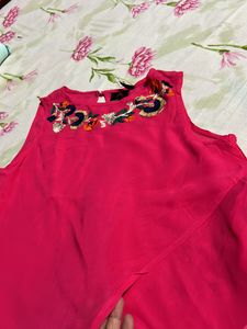 New Rose Pink Sleeves Top