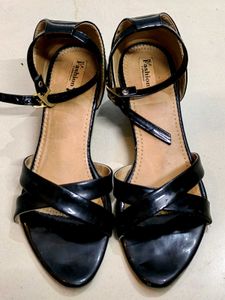 Black Ankle Strap Heels