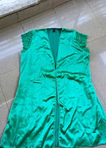 Bw!tch Robe &amp; Negligee - Green