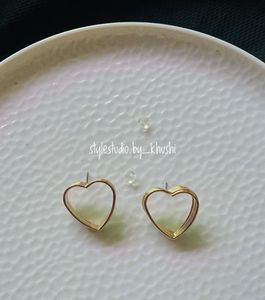 Heart Shaped Stud Earrings
