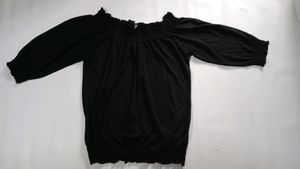Black Off-Shoulder Top