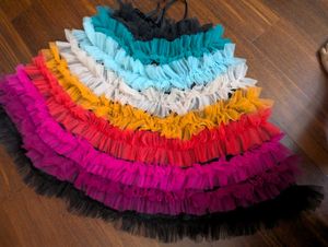 Littl Muffet rainbow Lehenga