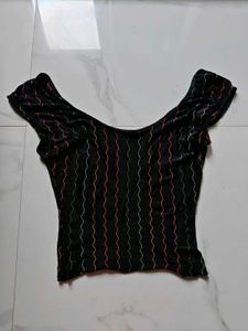Striped Crop Top