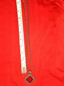 Red Stone Jewelry Set