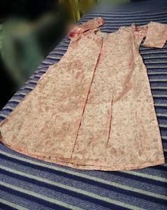 Kurta Front Open Colour Light Pink