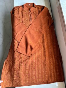 Boys Brown Kurta And Pant