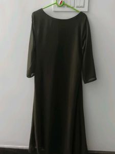 Elegant Olive Green Kurta