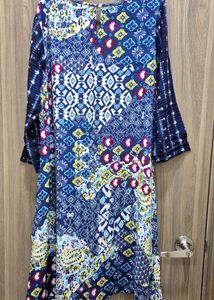 Patchwork Print Dress