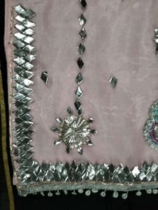 New Zari Work Garara Dress Full Gotta Patti Wor