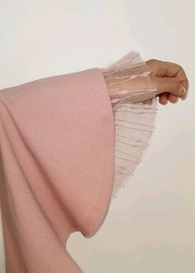 SHEIN Combo Pink Dress &amp; Shrug