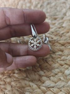 92.5 | Italian Silver Flower Earrings