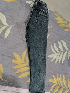 Black Grey Colour Jeans