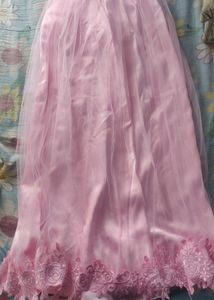 Pink Lace Gown