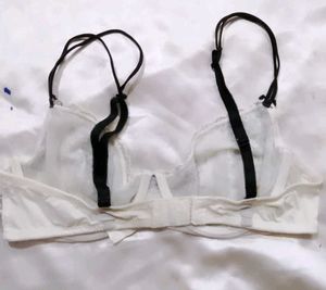 White Lace Bra
