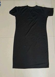 Black Bodycon Midi Dress