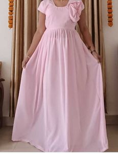 Elegant Pink Maxi Dress