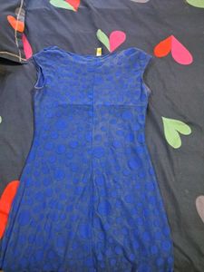 Blue Polka Dot Dress