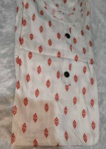 Red Floral Design Kurti For Women