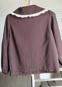 Vintage Lace Trim Blouse
