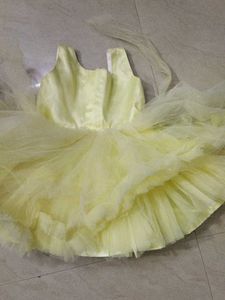 Cute Yellow Party Dress