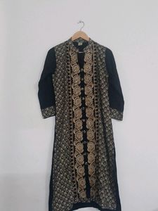 Black Mirror Work Kurta
