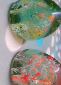 Kebica Glass Oval Paper Weight