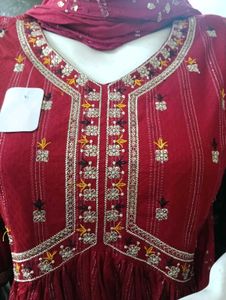 Aliya Cut Kurti Pant Dupatta Set