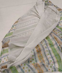 Off-White Kurta Set with Zipper Detail