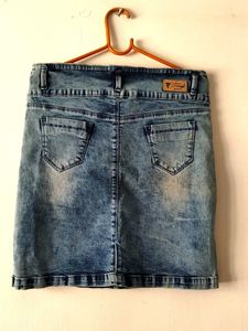 Denim Mini Skirt