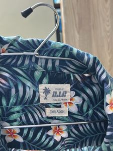 Blue Tropical Goa Shirt for Men