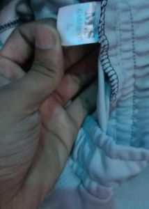 Grey Jogger Pants With Laces Five Pocket Size 30