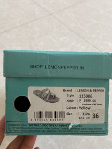 New Flip Flop #lemon &amp; pepper