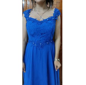 Blue Lace Fairytale Dress