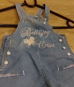 Denim Overalls Romper