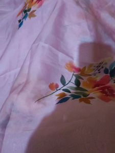 Soft Silk Organza Floral Material