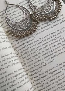 y2k fashionable silver earings