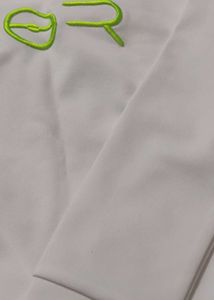 Dior-Inspired White Sweatshirt