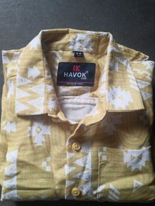 Havok Kids Patterned Button-Down Shirt