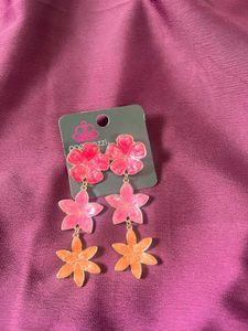 Paparazzi Floral Dangle Earrings