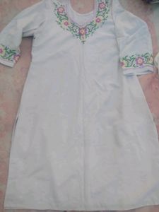 Like New White Kurti Only