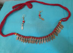 MAROON COLOUR JEWELLERY SET😍(Available 1pc Just)