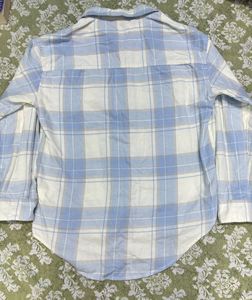 Blue Plaid Shirt Jacket
