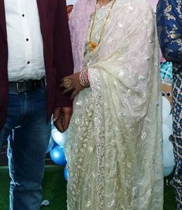 Elegant Embellished Dress Material