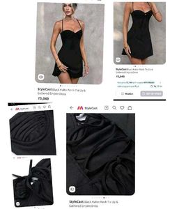 Brand New ( Urbanic) Black bustier mini dress